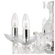 Searchlight chandelier Marie Therese, 5x60WxE14, 1455-5CL