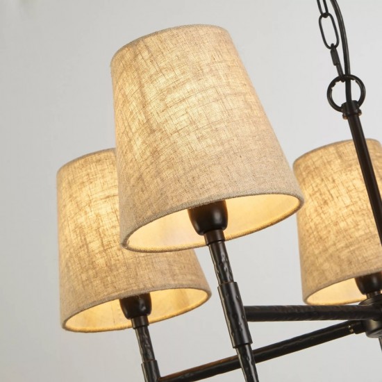 Searchlight chandelier Gothic,5x60WxE14, 30690-5BK