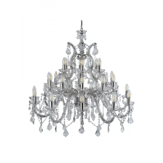 Searchlight chandelier Marie Therese, 30x60WxE14, 3314-30