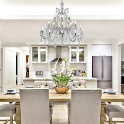 Searchlight chandelier Marie Therese, 30x60WxE14, 3314-30