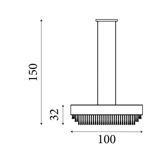 Searchlight chandelier Glamour balck velvet and clear crystals, 8x33WxG9, 50818-8BK