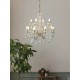 Searchlight chandelier Marie Therese, 12x60WxE14, 699-12