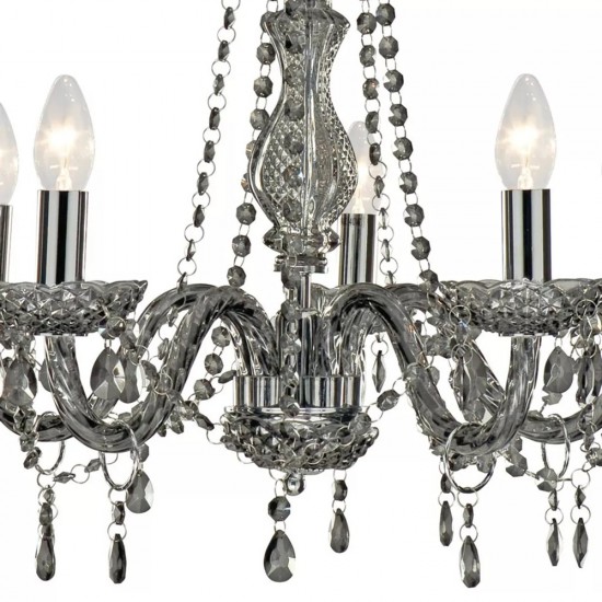 Searchlight chandelier Marie Therese, 5x40WxE14, 8695-5GY