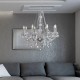 Searchlight chandelier Marie Therese, 8x60WxE14, 8888-8CL