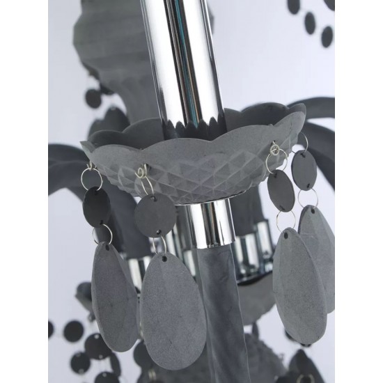 Searchlight chandelier Marie Therese, 8x60WxE14, 8888-8GY