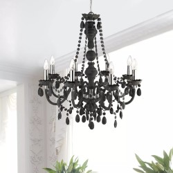 Searchlight chandelier Marie Therese, 8x60WxE14, 8888-8GY