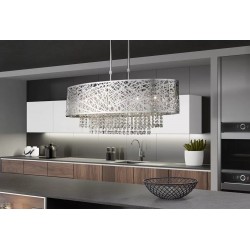Searchlight chandelier Mica, 5x33WxG9, 3055-5CC