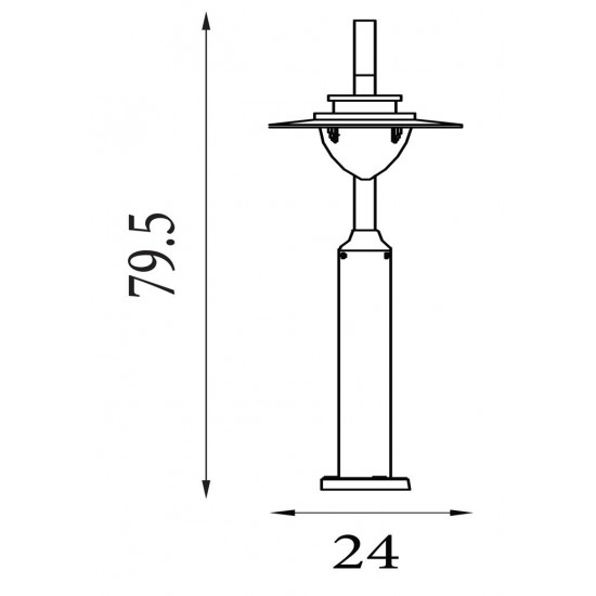 Searchlight outdoor floor lamp Texas, LED, 9W, 650lm, IP54, 64982