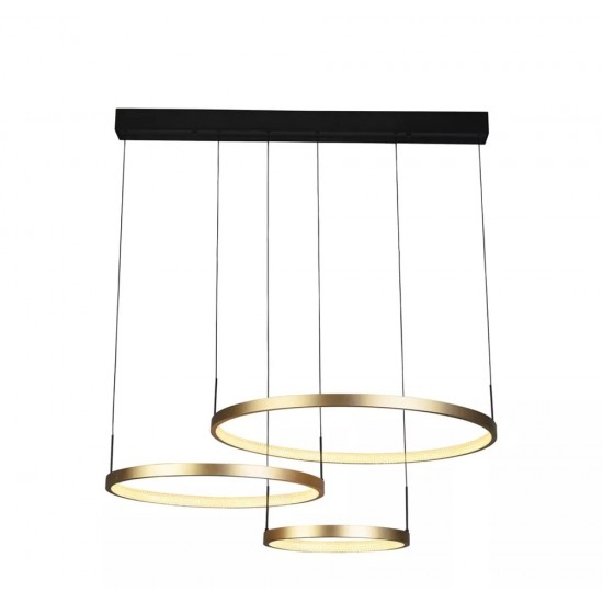 Searchlight pendant lamp Grace dimmable, 114W LED, 20227-3GO