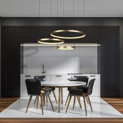 Searchlight pendant lamp Grace dimmable, 114W LED, 20227-3GO