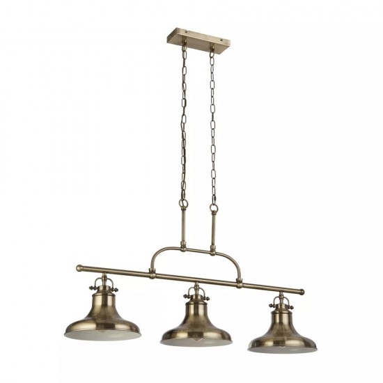 Searchlight pendant lamp Dallas, 3x60WxE27, 3193-3AB