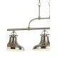 Searchlight pendant lamp Dallas, 3x60WxE27, 3193-3SS