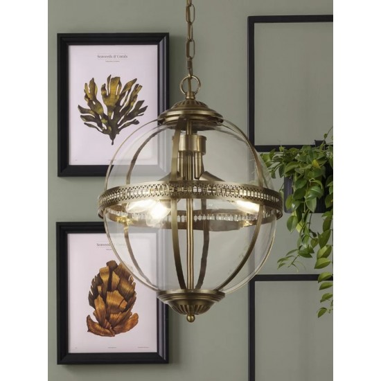 Searchlight pendant lamp Coronet, 3x60WxE14, 44213-3AB