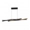 Searchlight pendant lamp Bloom, 38W, LED, 32104-1BK