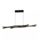 Searchlight pendant lamp Bloom, 38W, LED, 32104-1BK
