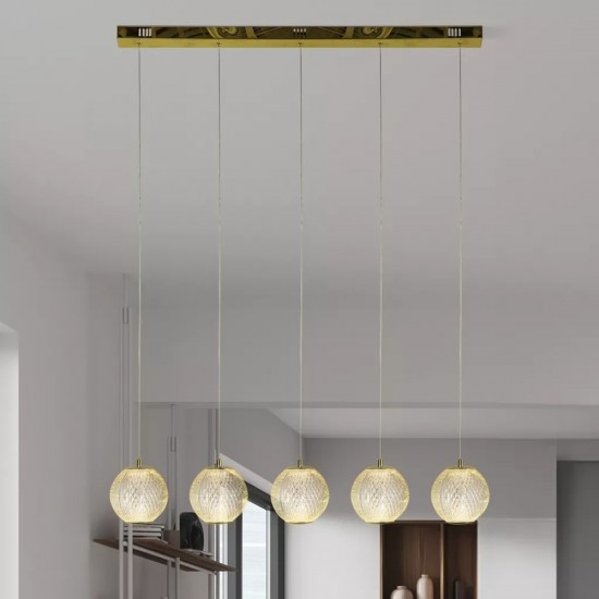 Searchlight Pendant Light Allure LED 21W, 1699lm, 51485-5SB