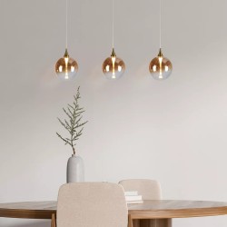 Searchlight Pendant Light Alchemy LED 12W, 870lm, 76410-3BK