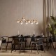 Searchlight Pendant Light Alchemy LED 30W, 2929lm, 76410-8BK