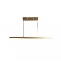 Searchlight pendant lamp Layla with gesture control, LED, 29W, gold 30228GO