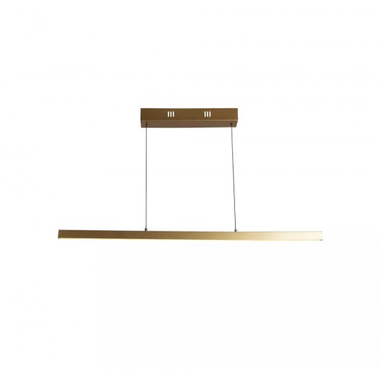 Searchlight pendant lamp Layla with gesture control, LED, 29W, gold 30228GO