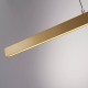 Searchlight pendant lamp Layla with gesture control, LED, 29W, gold 30228GO