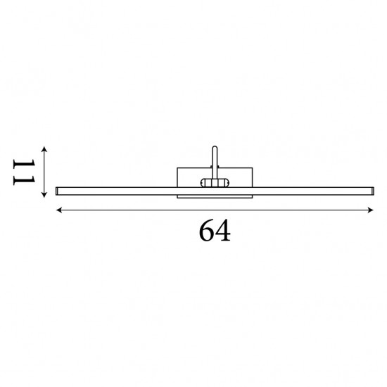Searchlight LED Wandleuchte Barcelona LED 15W 1383lm 2982-81SS
