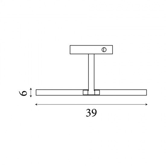 Searchlight wall LED light Corfu LED 7.86W 303lm 79824-40BK