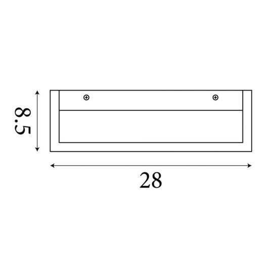 Searchlight wall LED light Serenity LED 8.7W, 337lm 1781CC