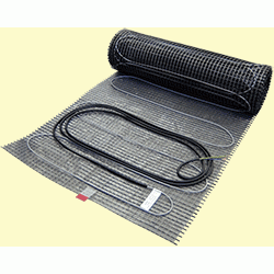 Twin conductor heating mat with one-sided connection 90W 0.5m² 0.5x 1m , FH T 2205