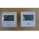 Built-in thermostats M6.716 with temperature range 5..+45°C with room and floor sensor and LCD display, 16A