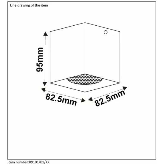 Lucide ceiling light BODI, 09101/01/30