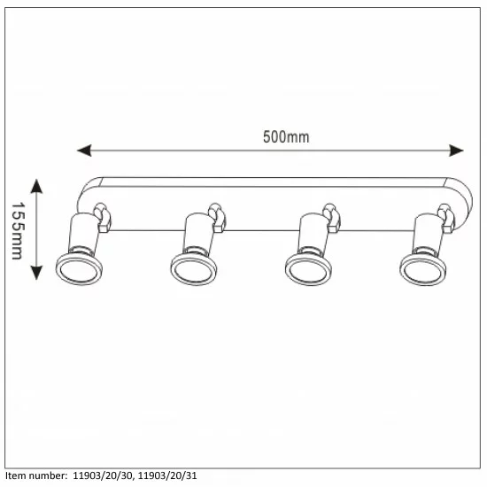 Lucide ceiling light JASTER-LED, 11903/20/30