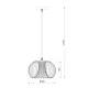 Lucide pendant lamp VINTI, 02400/30/17 Lucide pendant lamp VINTI, 02400/30/17
