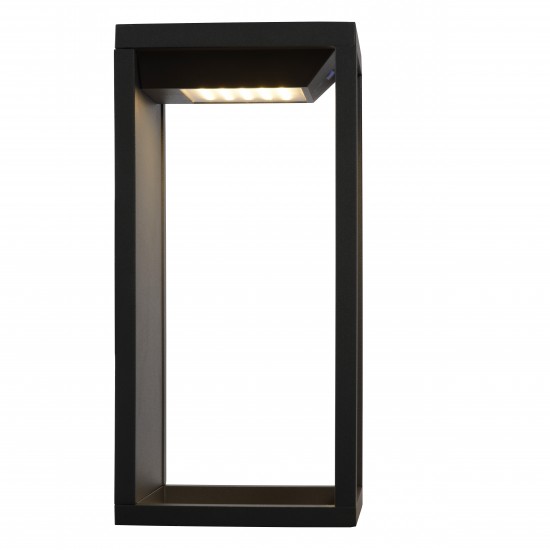 Lucide outdoor solar wall lamp with motion sensor Tenso Solar, LED, 2.2W, 3000K, 205lm, 27891/02/30