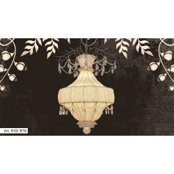 Lamp International chandelier Romantic Art.8102 SETA