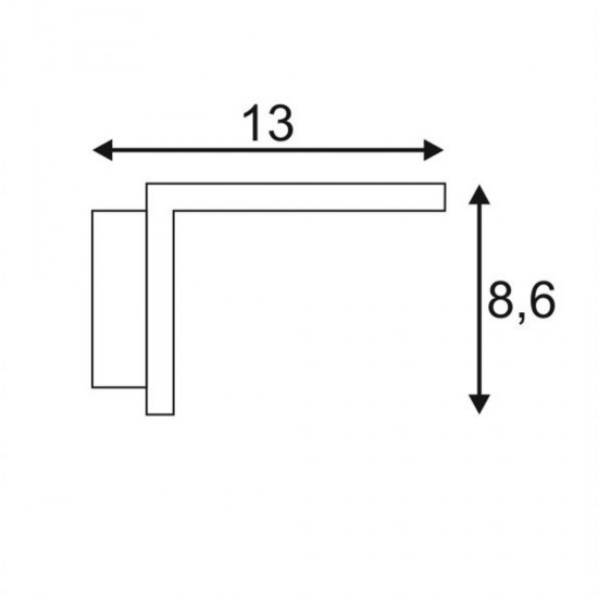 SLV outdoor wall LED lamp ANGOLUX WALL