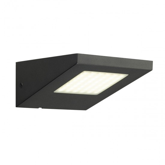 SLV outdoor wall LED lamp IPERI WALL LED, 5W, 4000K, IP44, 231315