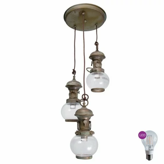 Moretti Luce pendant lamp Wind, 1645.AR