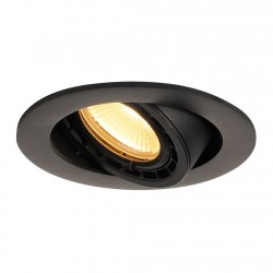 SLV recessed ceiling LED luminaire SUPROS 78, 60°, 116310