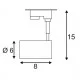 SLV light for 240V 3-phase traks BIMA 2 152232 SLV light for 240V 3-phase traks BIMA 2 152232