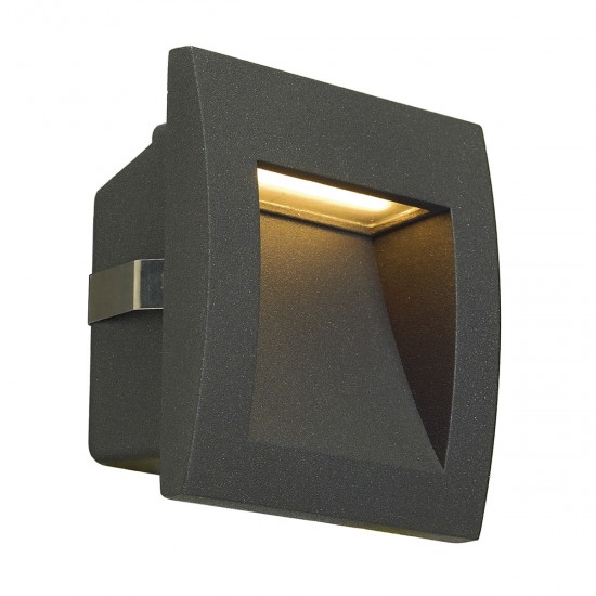 SLV outdoor  recessed LED wall luminaire DOWNUNDER OUT S, 233605