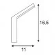 SLV outdoor wall LED light ORDI LED, 232905